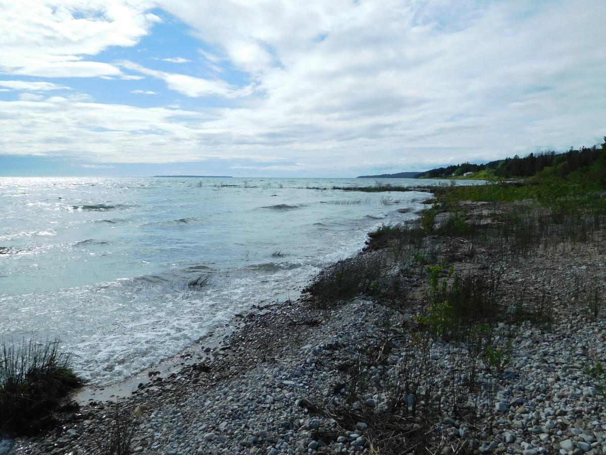 The Beach House Of St. Ignace, Cottage At Saint Ignace Eksteriør billede